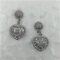 Earrings Rebecca Woman in Bronze Zirconia B14OBB11 - B14OBB11